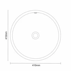 Almada 410mm X 410mm Round Countertop Basin -Bathroom Products Sales Store almada 410mm x 410mm round countertop basin line top 77227.1652444767