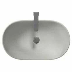 Amadora Matt Grey 615mm X 360mm Ellipse Countertop Basin 12 Amadora Matt Grey 615mm X 360mm Ellipse Countertop Basin -Bathroom Products Sales Store amadora matt grey 615mm x 360mm ellipse countertop basin top 27175.1664551092