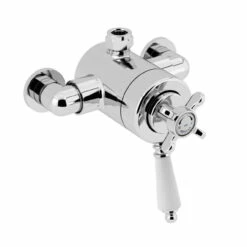 Bristan 1901 Chrome Exposed Concentric Top Outlet Shower Valve Only - N2-CSHXTVO-C