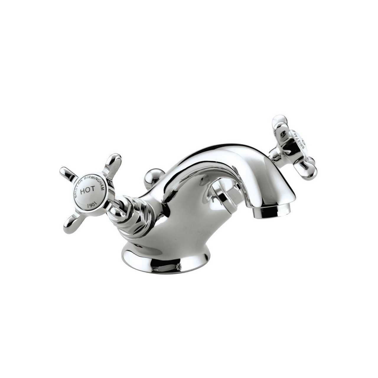 Bristan 1901 Chrome Mono Basin Mixer Tap With Ceramic Disc Valves - N-BAS-C-CD 3 Bristan 1901 Chrome Mono Basin Mixer Tap With Ceramic Disc Valves - N-BAS-C-CD