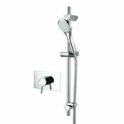 Bristan Acute Chrome Recessed Shower Valve With Adjustable Riser - AE-SHCAR-C