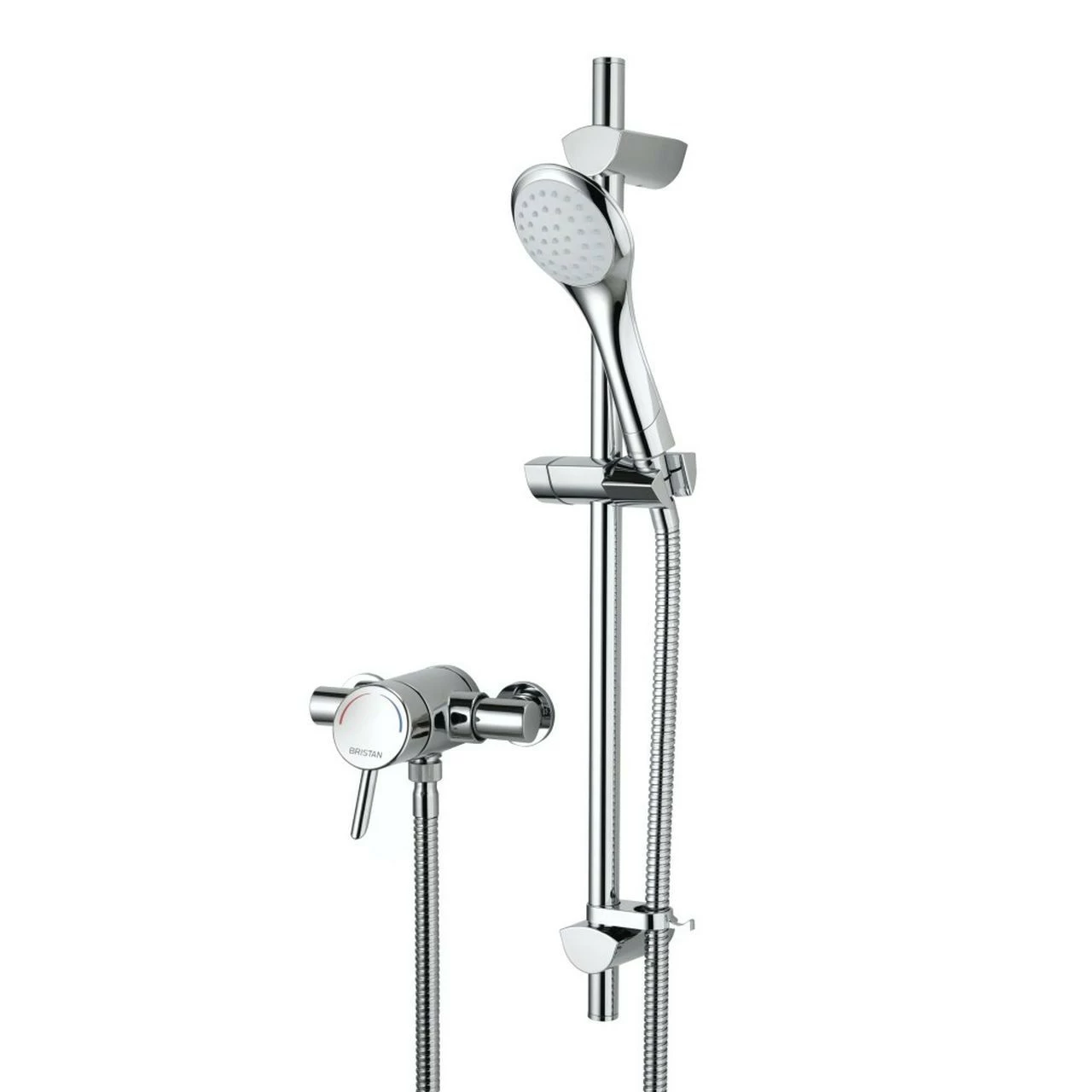 Bristan Acute Chrome Thermostatic Surface Mounted Shower Valve With Riser - AE-SHXAR-C 3 Bristan Acute Chrome Thermostatic Surface Mounted Shower Valve With Riser - AE-SHXAR-C