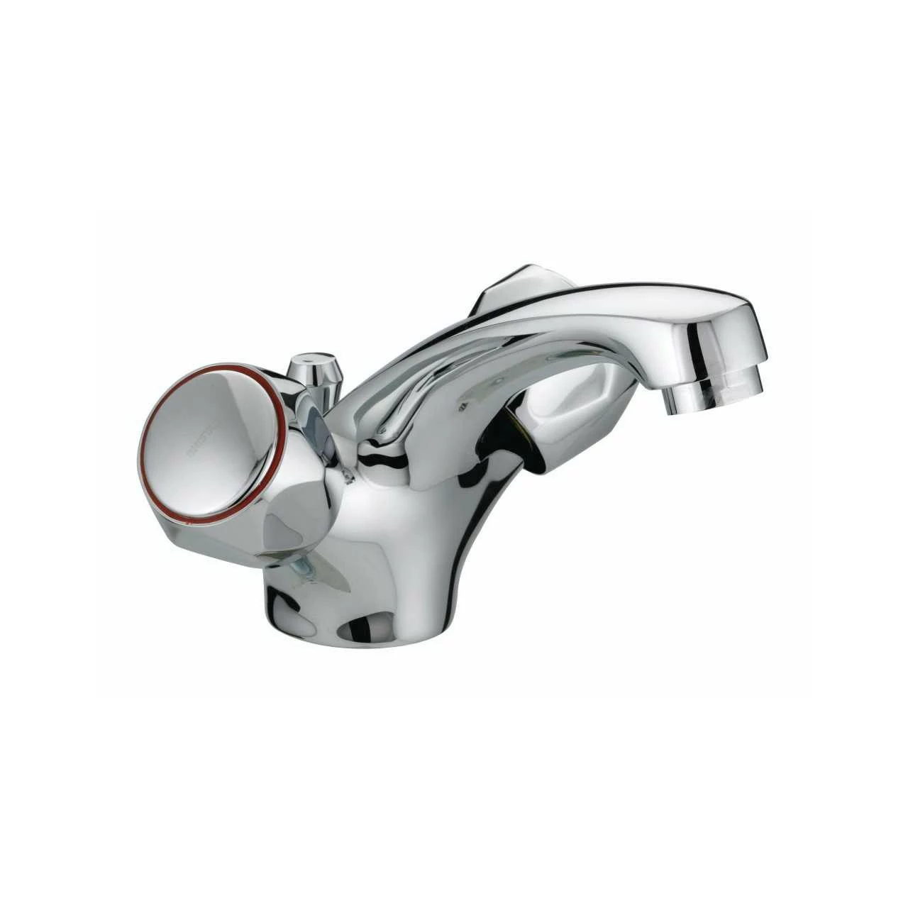 Bristan Club Chrome Mono Basin Mixer Tap With Metal Heads And Pop Up Waste - VAC-BAS-C-MT 3 Bristan Club Chrome Mono Basin Mixer Tap With Metal Heads And Pop Up Waste - VAC-BAS-C-MT