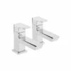 Bristan Cobalt Chrome Basin Taps - COB-1/2-C