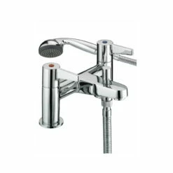 Bristan Design Utility Lever Chrome Bath Shower Mixer Tap - DUL-BSM-C