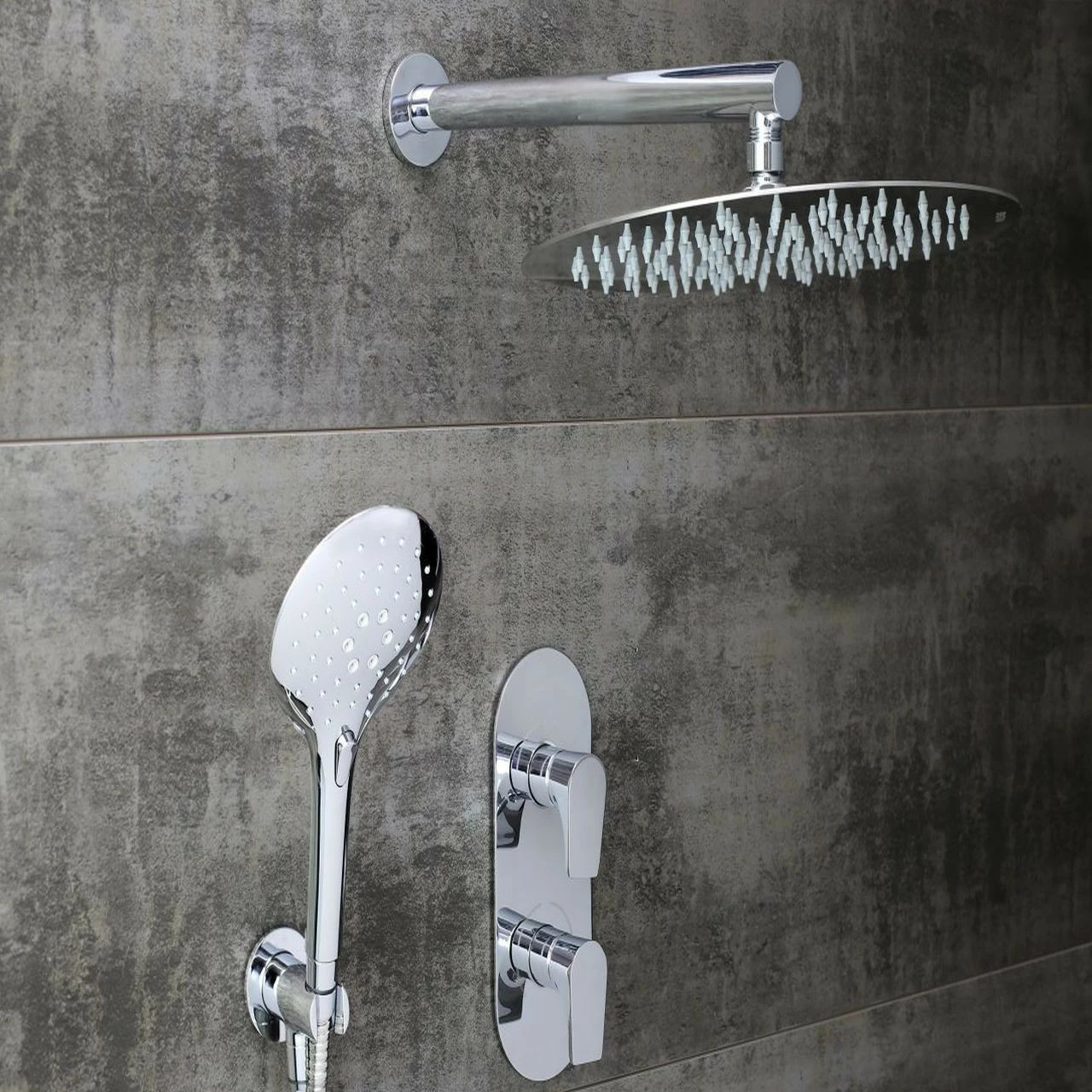 Bristan Hourglass Chrome Complete Shower Pack 3 - HOURGLASS-SHWR-PK3