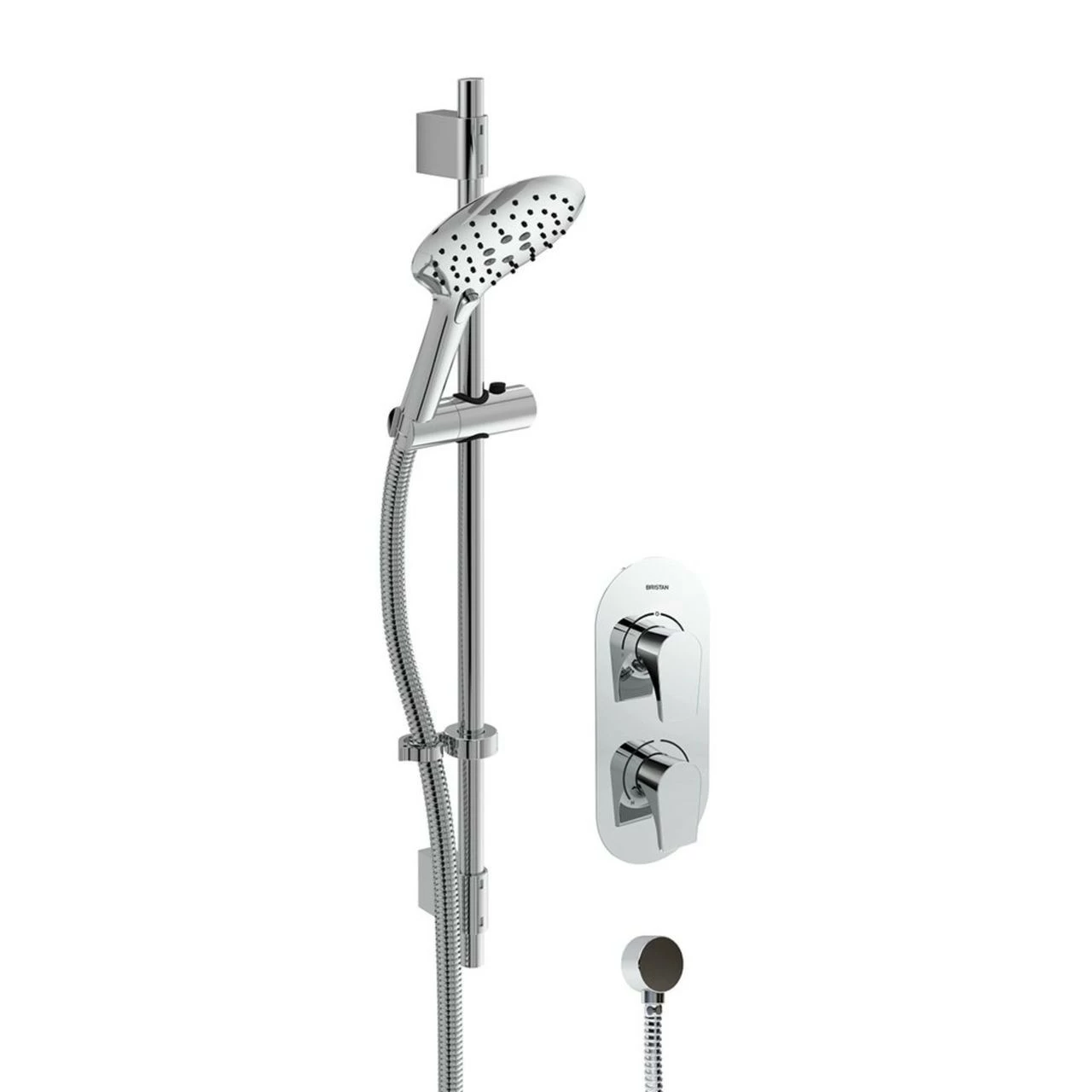 Bristan Hourglass Chrome Complete Shower Pack - HOURGLASS-SHWR-PK 3 Bristan Hourglass Chrome Complete Shower Pack - HOURGLASS-SHWR-PK