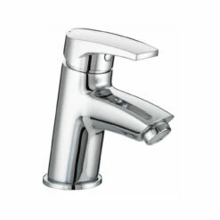 Bristan Orta Chrome Mono Basin Mixer Tap With Clicker Waste - OR-BAS-C