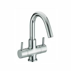 Bristan Prism Chrome 2 Handle Mono Basin Mixer Tap - PM-BAS2-C