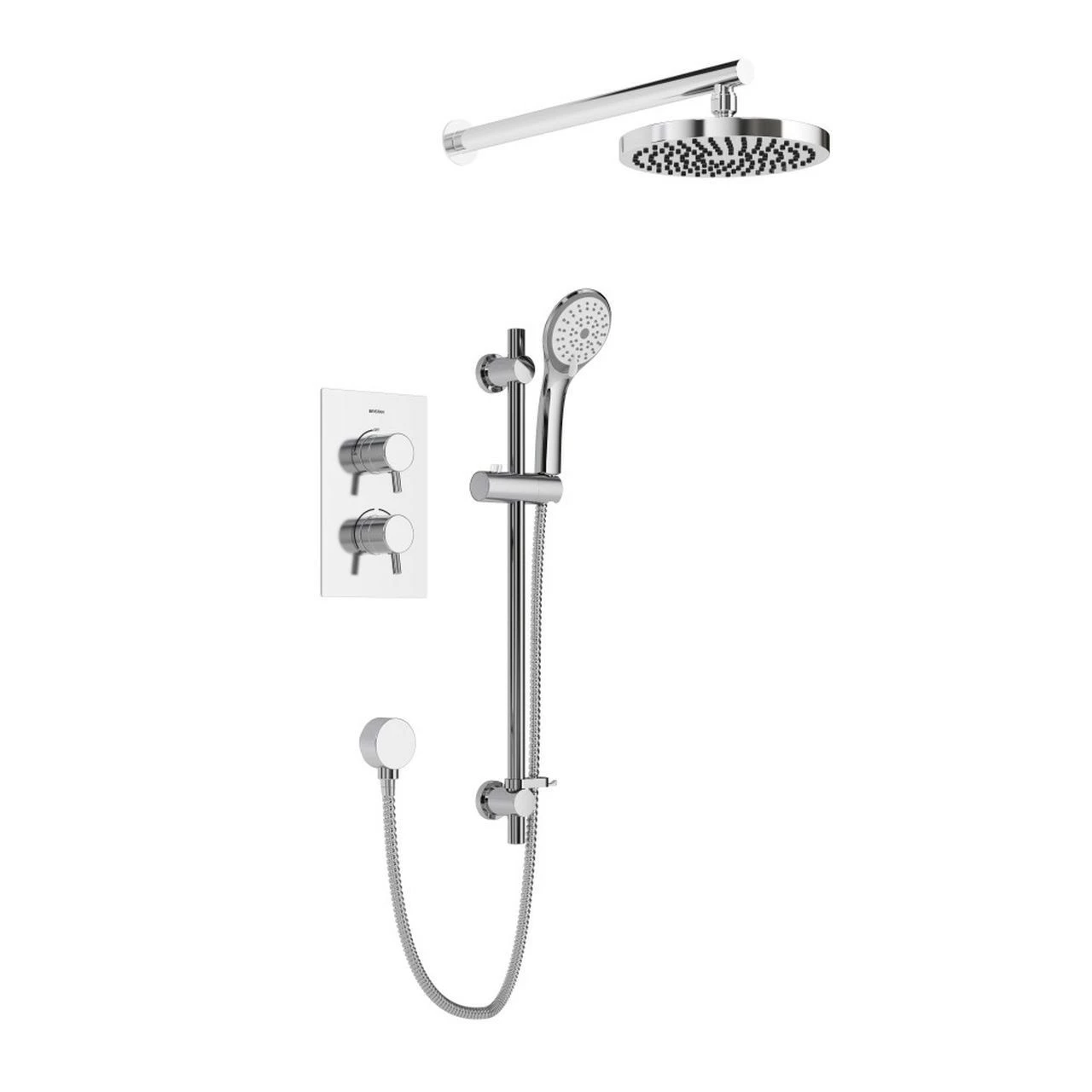 Bristan Prism Chrome Complete Shower Pack 2 - PRISM-SHWR-PK2 3 Bristan Prism Chrome Complete Shower Pack 2 - PRISM-SHWR-PK2