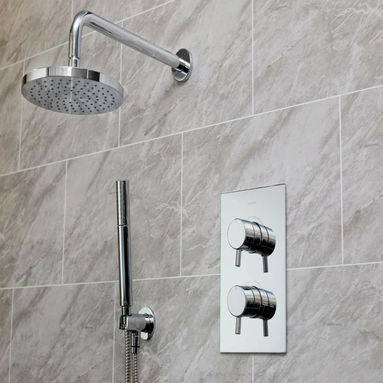 Bristan Prism Chrome Complete Shower Pack 4 - PRISM-SHWR-PK4 3 Bristan Prism Chrome Complete Shower Pack 4 - PRISM-SHWR-PK4