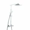 Bristan Quadrato Chrome Thermostatic Bar Shower Mixer With Rigid Riser Kit And Fast Fit Connections - QD-SHXDIVFF-C -Bathroom Products Sales Store bristan quadrato chrome thermostatic bar shower mixer with rigid riser kit and fast fit connections cr shxdivff c 91595.1652443714