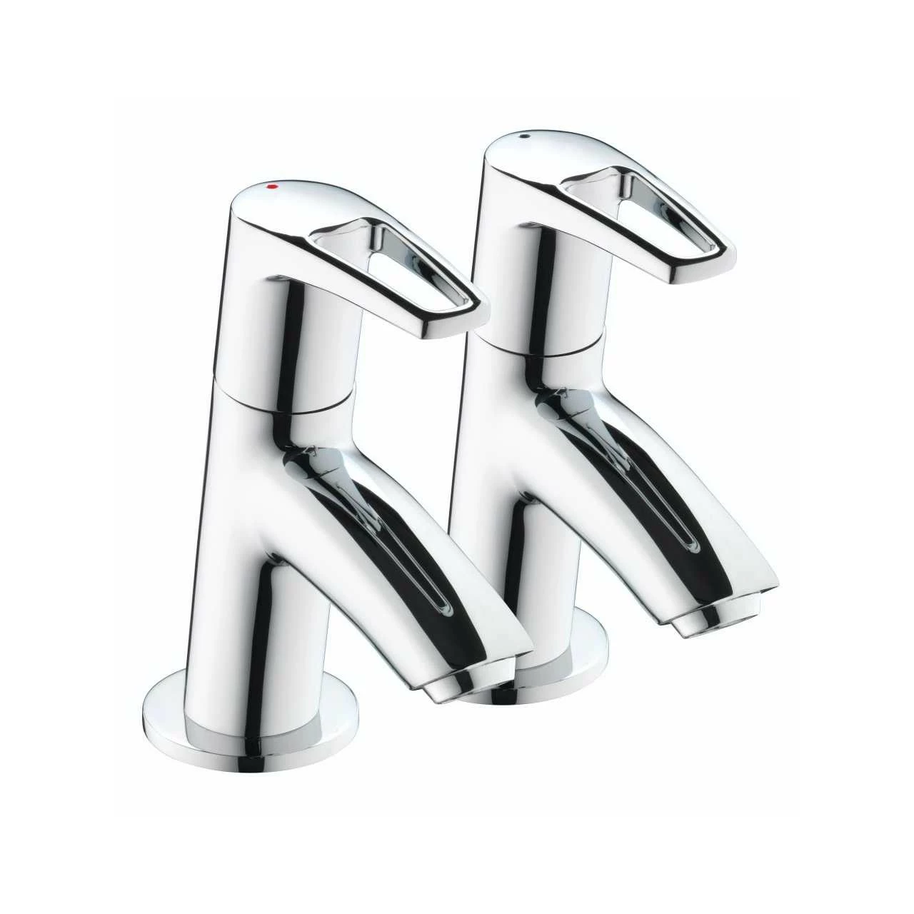 Bristan Smile Chrome Basin Taps - SM-1/2-C 3 Bristan Smile Chrome Basin Taps - SM-1/2-C