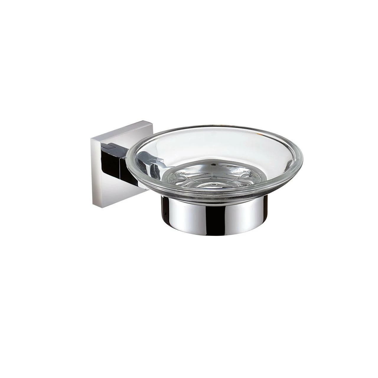 Bristan Square Chrome Wall Mounted Soap Dish - SQ-DISH-C 3 Bristan Square Chrome Wall Mounted Soap Dish - SQ-DISH-C