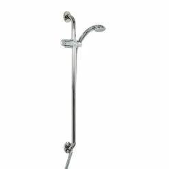 Bristan Stainless Steel 900mm Grab Rail Slide Bar Shower Kit - EV-KIT-EGB-C