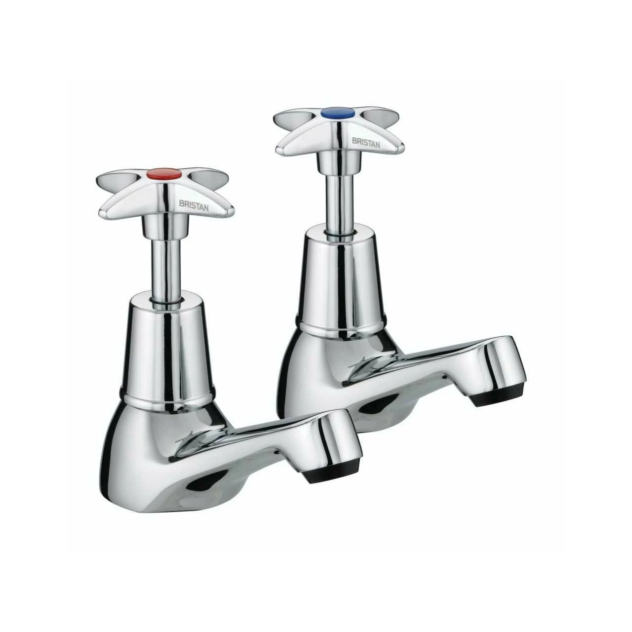 Bristan X Head Chrome Basin Taps - VAX-1/2-C 3 Bristan X Head Chrome Basin Taps - VAX-1/2-C