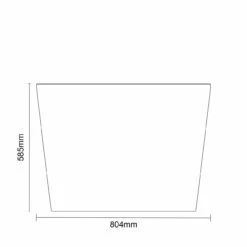 Cairo 1685mm X 804mm Double Ended Freestanding Bath 13 Cairo 1685mm X 804mm Double Ended Freestanding Bath -Bathroom Products Sales Store cairo 1685mm x 804mm double ended freestanding bath line side 25259.1665158114