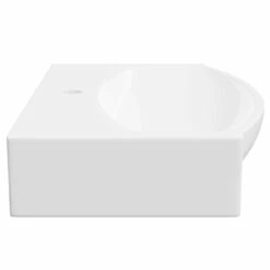 Cambra 600mm X 400mm Rectangular Wall Hung Basin With 1 Tap Hole -Bathroom Products Sales Store cambra 600mm x 400mm rectangular wall hung basin with 1 tap hole side 26461.1652444779