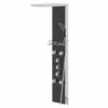 Carina Black Glass Thermostatic Shower Panel 1 Carina Black Glass Thermostatic Shower Panel -Bathroom Products Sales Store carina black glass thermostatic shower panel right 49828.1652444735