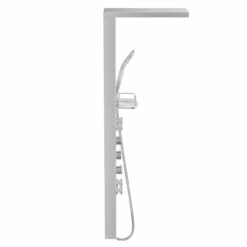 Carina White Glass Thermostatic Shower Panel -Bathroom Products Sales Store carina white glass thermostatic shower panel side 89264.1652444736