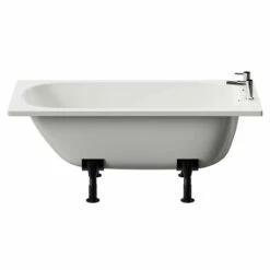Cassia 1400mm X 700mm Straight Single Ended Steel Bath With 2 Tap Holes Including Legs 11 Cassia 1400mm X 700mm Straight Single Ended Steel Bath With 2 Tap Holes Including Legs -Bathroom Products Sales Store cassia 1400mm x 700mm straight single ended steel bath with 2 tap holes including legs front 24337.1691438778