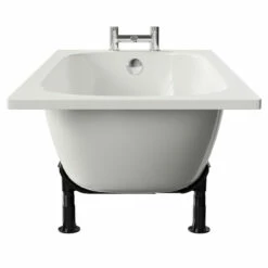 Cassia 1400mm X 700mm Straight Single Ended Steel Bath With 2 Tap Holes Including Legs 12 Cassia 1400mm X 700mm Straight Single Ended Steel Bath With 2 Tap Holes Including Legs -Bathroom Products Sales Store cassia 1400mm x 700mm straight single ended steel bath with 2 tap holes including legs side 71851.1691438778