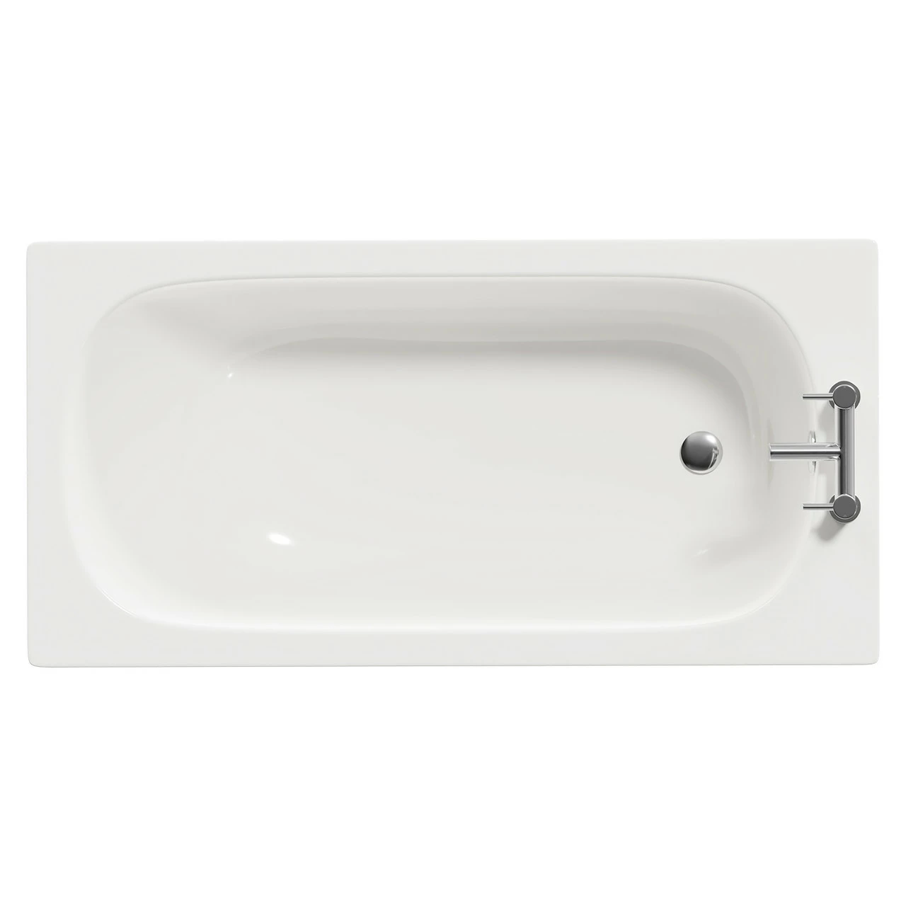 Cassia 1400mm X 700mm Straight Single Ended Steel Bath With 2 Tap Holes Including Legs 3 Cassia 1400mm X 700mm Straight Single Ended Steel Bath With 2 Tap Holes Including Legs