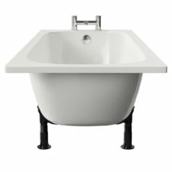 Cassia 1700mm X 700mm Straight Single Ended Steel Bath With 2 Tap Holes Including Legs 12 Cassia 1700mm X 700mm Straight Single Ended Steel Bath With 2 Tap Holes Including Legs -Bathroom Products Sales Store cassia 1700mm x 700mm straight single ended steel bath with 2 tap holes including legs side 90495.1691438799