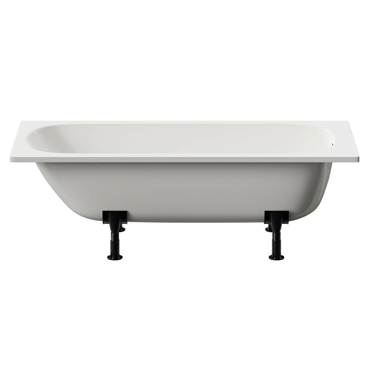 Cassia 1700mm X 700mm Straight Single Ended Steel Bath With Without Tap Holes Including Legs 6 Cassia 1700mm X 700mm Straight Single Ended Steel Bath With Without Tap Holes Including Legs - Image 4