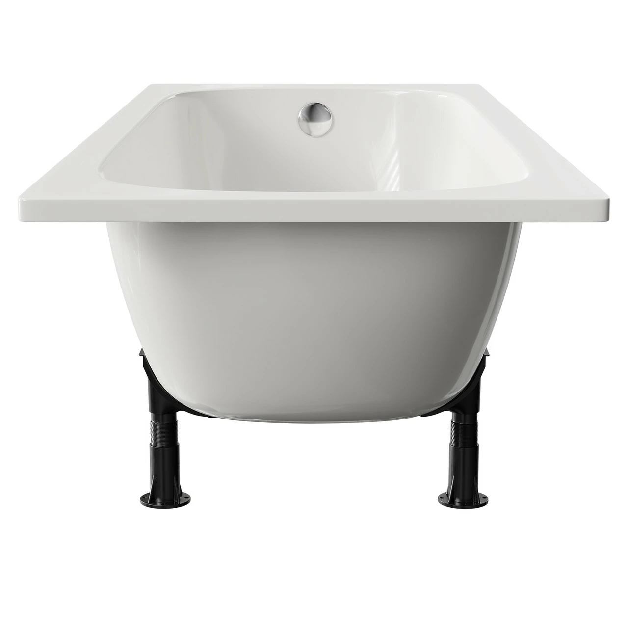 Cassia 1700mm X 700mm Straight Single Ended Steel Bath With Without Tap Holes Including Legs 7 Cassia 1700mm X 700mm Straight Single Ended Steel Bath With Without Tap Holes Including Legs - Image 5