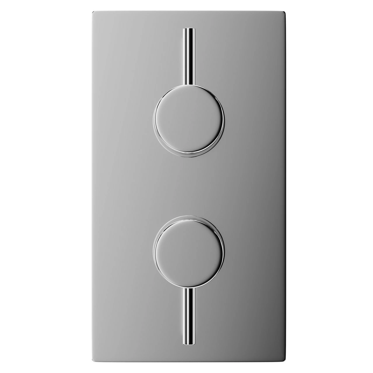 Circo Polished Chrome Concealed Twin Thermostatic Shower Valve - 1 Outlet 4 Circo Polished Chrome Concealed Twin Thermostatic Shower Valve - 1 Outlet - Image 2