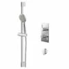 Circo Polished Chrome Twin Thermostatic Valve Mixer Shower With Avon Slide Rail Kit And Round Shower Elbow - 1 Outlet 2 Circo Polished Chrome Twin Thermostatic Valve Mixer Shower With Avon Slide Rail Kit And Round Shower Elbow - 1 Outlet -Bathroom Products Sales Store circo polished chrome twin thermostatic valve mixer shower with avon slide rail kit and round shower elbow right 03793.1652445409