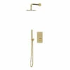 Colore Brushed Brass Concealed Push Button Twin Thermostatic Shower Valve Including 200mm Round Fixed Shower Head With Wall Arm And Round Shower Outlet Holder With Kit - 2 Outlet 2 Colore Brushed Brass Concealed Push Button Twin Thermostatic Shower Valve Including 200mm Round Fixed Shower Head With Wall Arm And Round Shower Outlet Holder With Kit - 2 Outlet -Bathroom Products Sales Store colore brushed brass concealed push button twin thermostatic shower valve including 200mm round fixed shower head with wall arm and round shower outlet holder with kit right 16477.1652445037