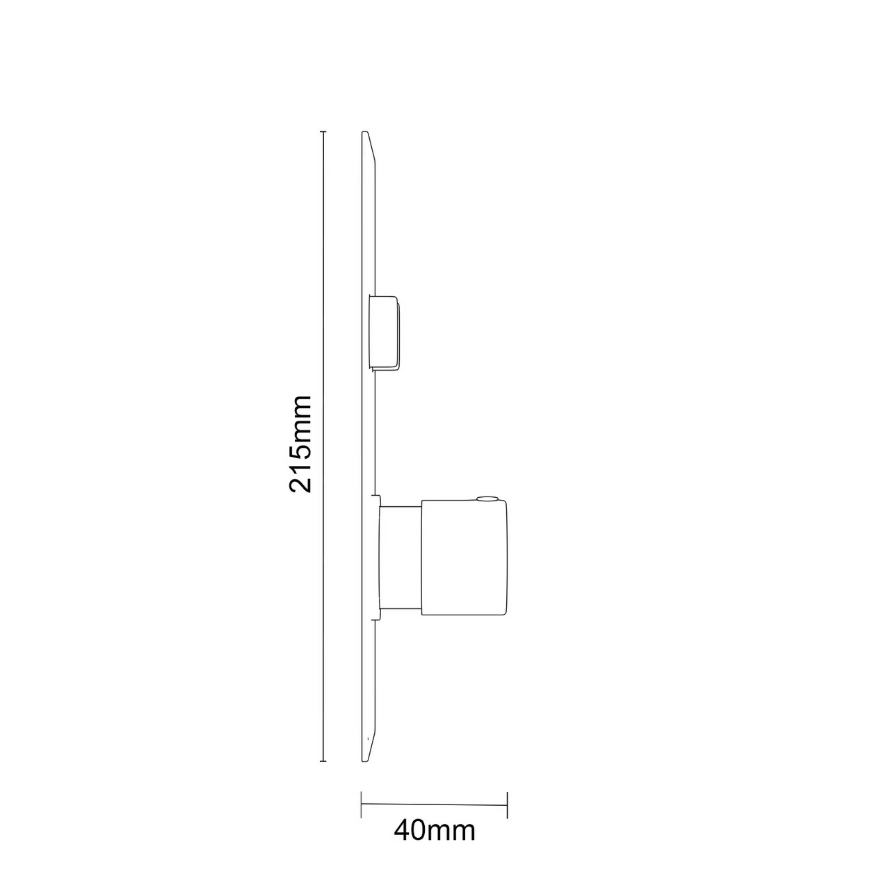 Colore Round Brushed Brass Concealed Push Button Shower Valve - 2 Outlet 8 Colore Round Brushed Brass Concealed Push Button Shower Valve - 2 Outlet - Image 6