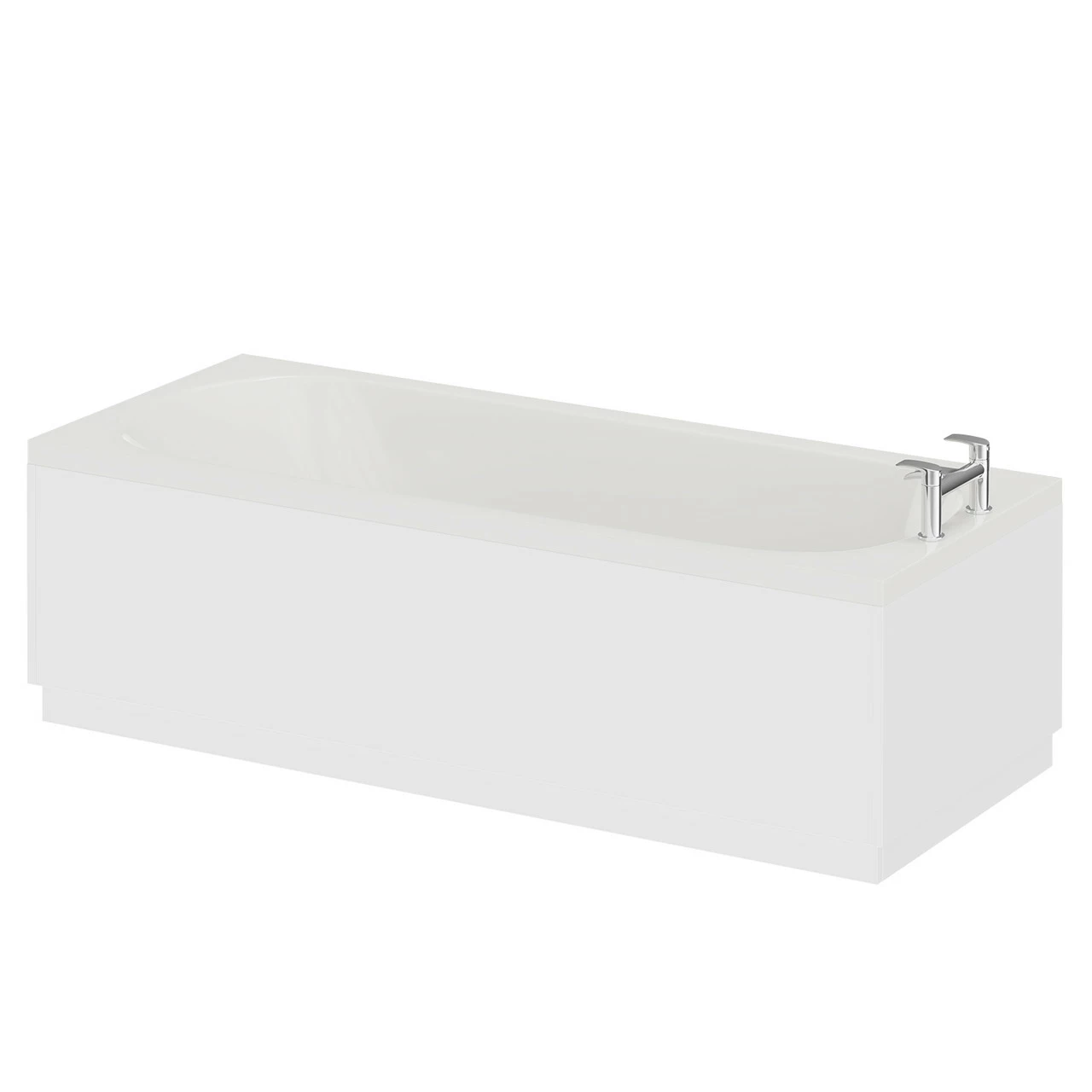 Compact 1500mm X 700mm Straight Single Ended Bath 4 Compact 1500mm X 700mm Straight Single Ended Bath - Image 2