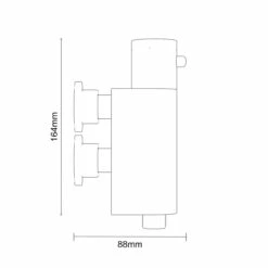 Compact Polished Chrome Vertical Thermostatic Bar Valve 13 Compact Polished Chrome Vertical Thermostatic Bar Valve -Bathroom Products Sales Store compact polished chrome vertical thermostatic bar valve line side 61781.1652444143