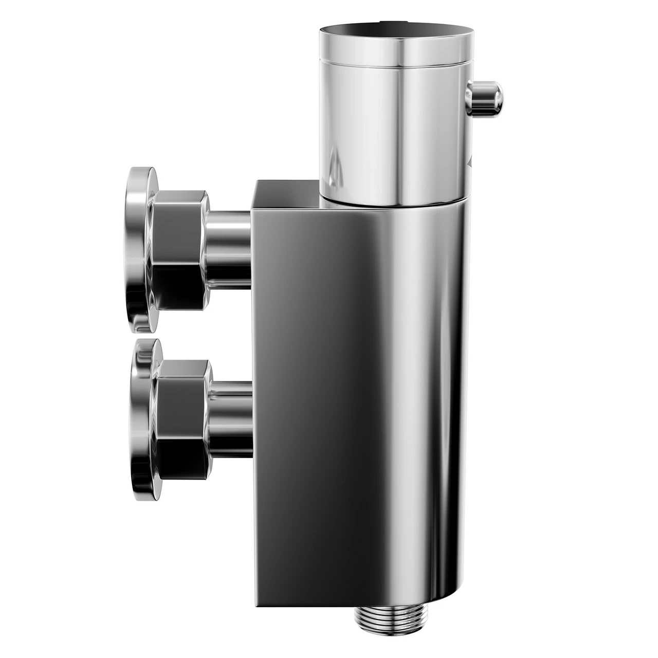 Compact Polished Chrome Vertical Thermostatic Bar Valve 6 Compact Polished Chrome Vertical Thermostatic Bar Valve - Image 4