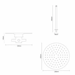 Windsor. Cross Polished Chrome Twin Thermostatic Valve Mixer Shower With Round Shower Head And Wall Arm - 1 Outlet 12 Windsor. Cross Polished Chrome Twin Thermostatic Valve Mixer Shower With Round Shower Head And Wall Arm - 1 Outlet -Bathroom Products Sales Store cross polished chrome twin thermostatic valve mixer shower with round shower head and wall arm line top 45558.1652445399