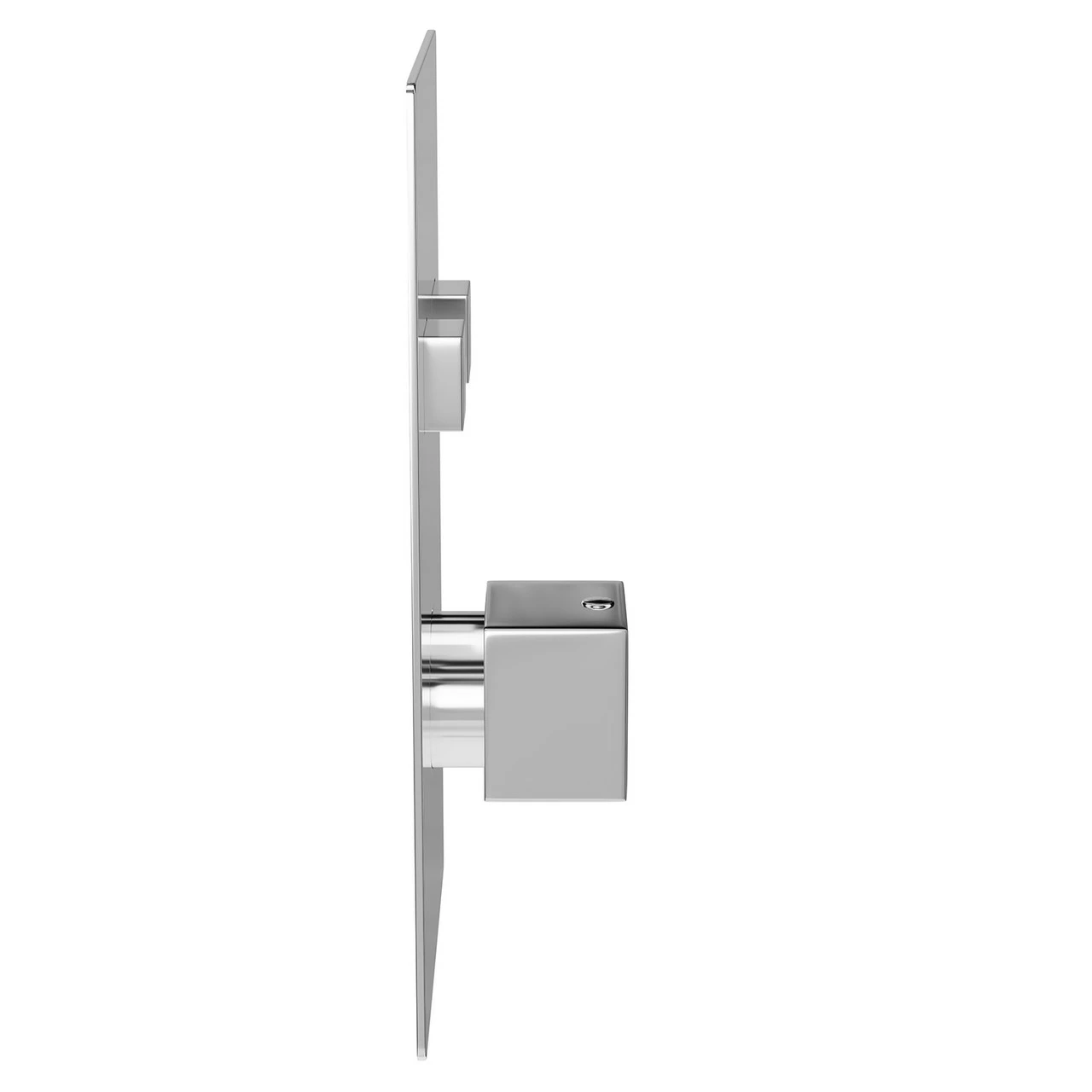 Cubix Polished Chrome Concealed Push Button Twin Shower Valve - 2 Outlet 6 Cubix Polished Chrome Concealed Push Button Twin Shower Valve - 2 Outlet - Image 4