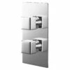 Cubix Polished Chrome Concealed Twin Thermostatic Shower Valve - 1 Outlet 2 Cubix Polished Chrome Concealed Twin Thermostatic Shower Valve - 1 Outlet -Bathroom Products Sales Store cubix polished chrome concealed twin thermostatic shower valve right 26034.1652443984