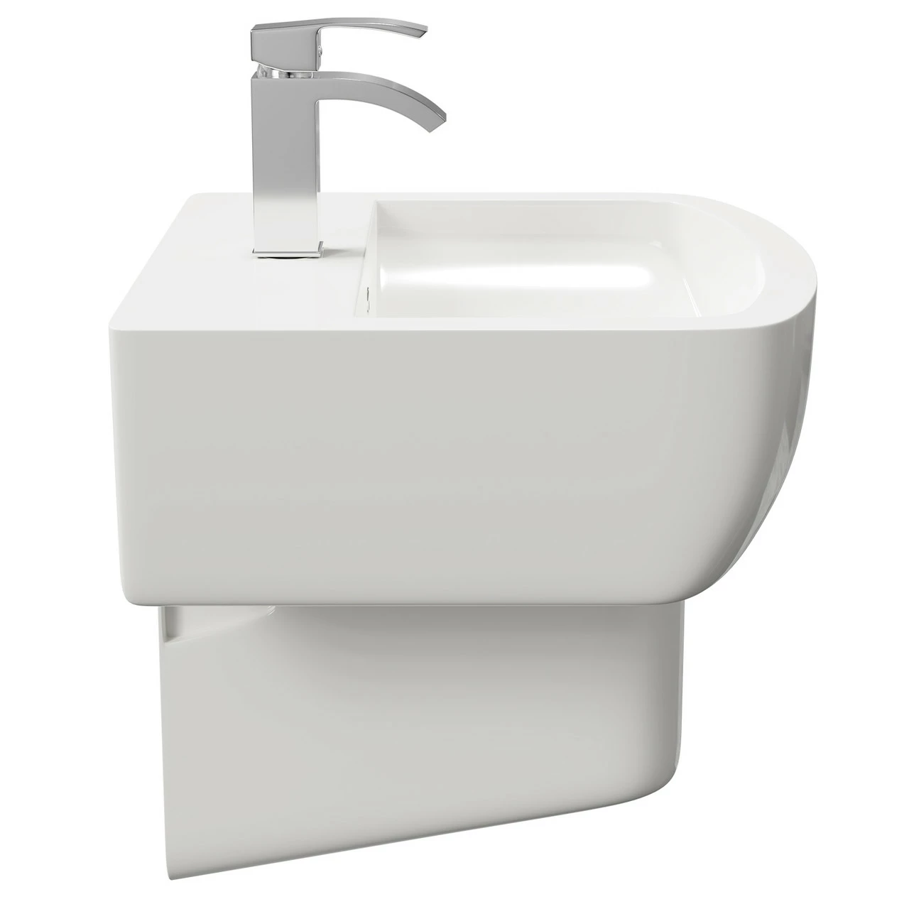 Darnley 530mm Basin With 1 Tap Hole And Semi Pedestal 6 Darnley 530mm Basin With 1 Tap Hole And Semi Pedestal - Image 4