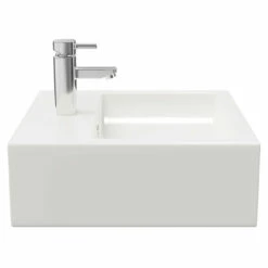 Elvas 470mm X 450mm Square Countertop Basin With 1 Tap Hole 11 Elvas 470mm X 450mm Square Countertop Basin With 1 Tap Hole -Bathroom Products Sales Store elvas 470mm x 450mm square countertop basin with 1 tap hole side 92512.1652444770