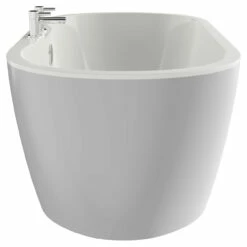 Florence Light Grey 1650mm X 750mm Double Ended Freestanding Bath 11 Florence Light Grey 1650mm X 750mm Double Ended Freestanding Bath -Bathroom Products Sales Store florence light grey 1650mm x 750mm double ended freestanding bath side 27804.1652444955