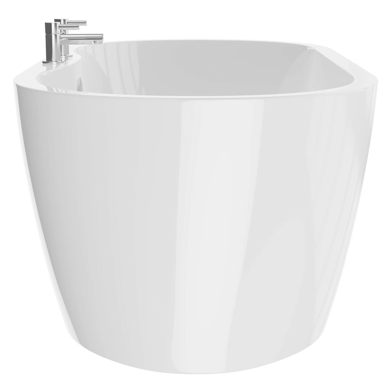 Florence White 1650mm X 750mm Double Ended Freestanding Bath - Image 4