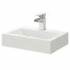 Horta 450mm X 320mm Rectangular Countertop Basin With 1 Tap Hole 2 Horta 450mm X 320mm Rectangular Countertop Basin With 1 Tap Hole -Bathroom Products Sales Store horta 450mm x 320mm rectangular countertop basin with 1 tap hole right 22954.1652444771