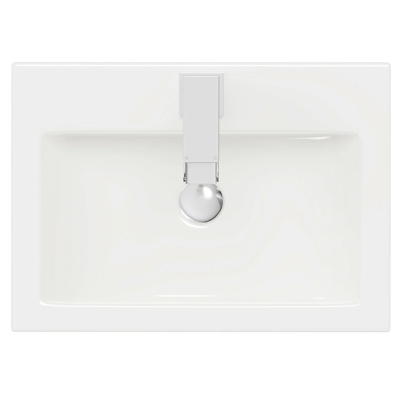 Horta 450mm X 320mm Rectangular Countertop Basin With 1 Tap Hole 7 Horta 450mm X 320mm Rectangular Countertop Basin With 1 Tap Hole - Image 5