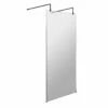 Hudson Reed 1000mm X 1950mm Wetroom Screen With Black Support Bars And Feet - BGPAF10 2 Hudson Reed 1000mm X 1950mm Wetroom Screen With Black Support Bars And Feet - BGPAF10 -Bathroom Products Sales Store hudson reed 1000mm x 1950mm wetroom screen with black support bars and feet bgpaf10 54743.1652443020