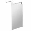 Hudson Reed 1200mm X 1950mm Wetroom Screen With Black Support Bars And Feet - BGPAF12 1 Hudson Reed 1200mm X 1950mm Wetroom Screen With Black Support Bars And Feet - BGPAF12 -Bathroom Products Sales Store hudson reed 1200mm x 1950mm wetroom screen with black support bars and feet bgpaf12 55281.1652443021