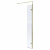 Hudson Reed 300mm X 1950mm Wetroom Swing Screen With Brushed Brass Fittings - WRSBB30 1 Hudson Reed 300mm X 1950mm Wetroom Swing Screen With Brushed Brass Fittings - WRSBB30 -Bathroom Products Sales Store hudson reed 300mm x 1950mm wetroom swing screen with brushed brass fittings wrsbb30 main 19849.1664526486