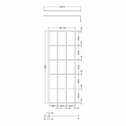 Hudson Reed 760mm Framed Wetroom Screen With Support Bar - WRSF076 7 Hudson Reed 760mm Framed Wetroom Screen With Support Bar - WRSF076 -Bathroom Products Sales Store hudson reed 760mm framed wetroom screen with support bar wrsf076 three 39157.1652445474